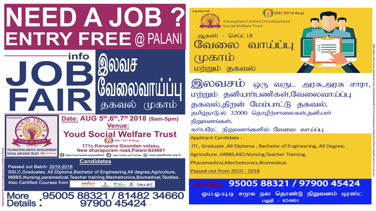 jobs in palani